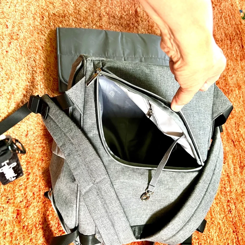 Totebag/Backpack/Clothes bags by Lekebaby Arrow Pattern. Can be use for travel.
